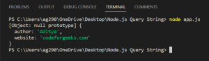 Nodejs Query String Usage And Examples Codeforgeek