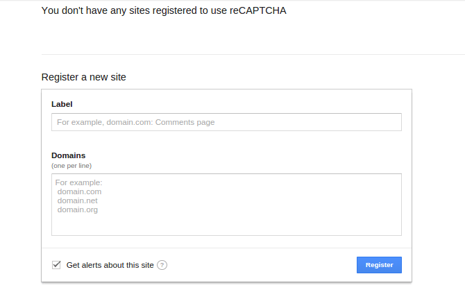 Google recaptcha