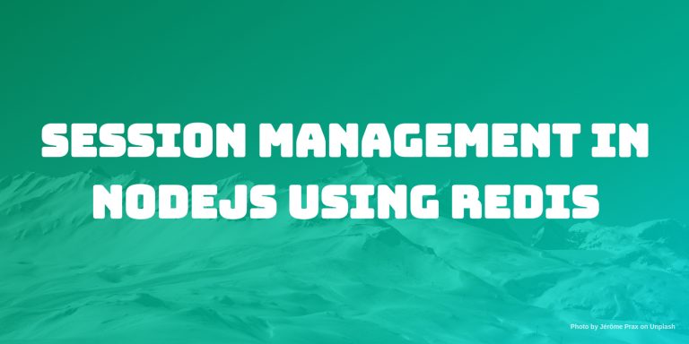 session management in node using redis