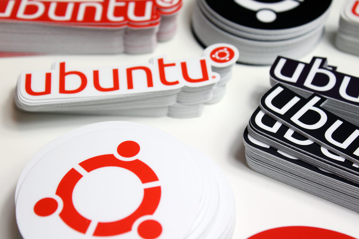 ubuntu closeup stickers