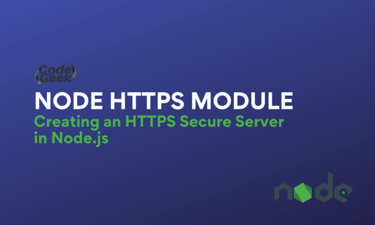 Node HTTPS Module Thumbnail