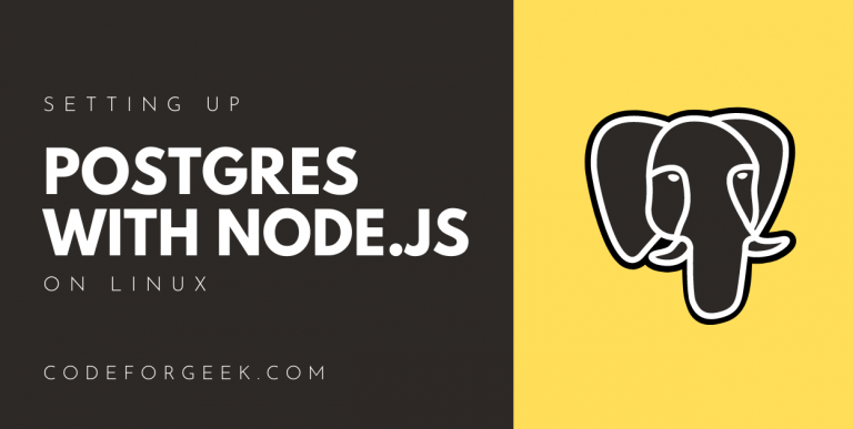 Postgres With Nodejs Linux Featured Image