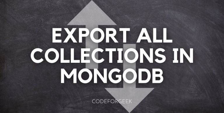 Export All Collections In MongoDB Featured Image