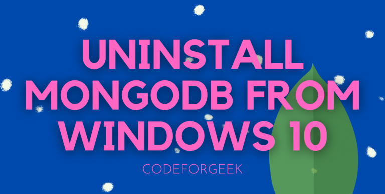 Uninstall MongoDB Featured Image