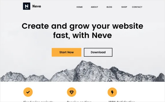 Wordpress Themes For Blogs Neve