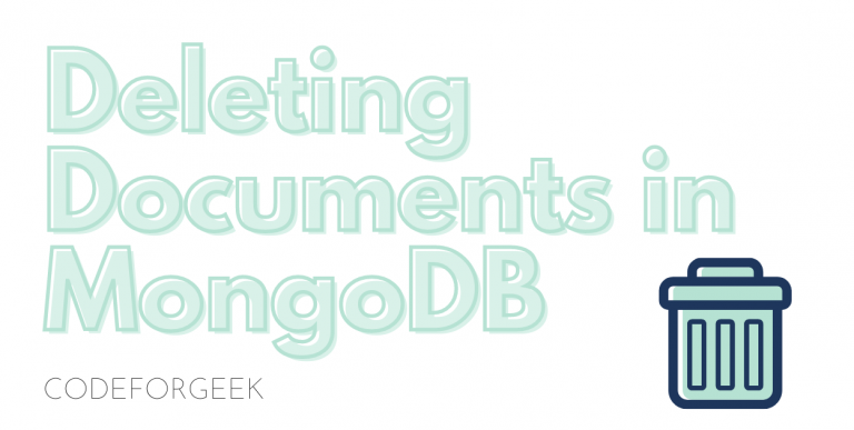 Deleting Documents In MongoDB Featured Image