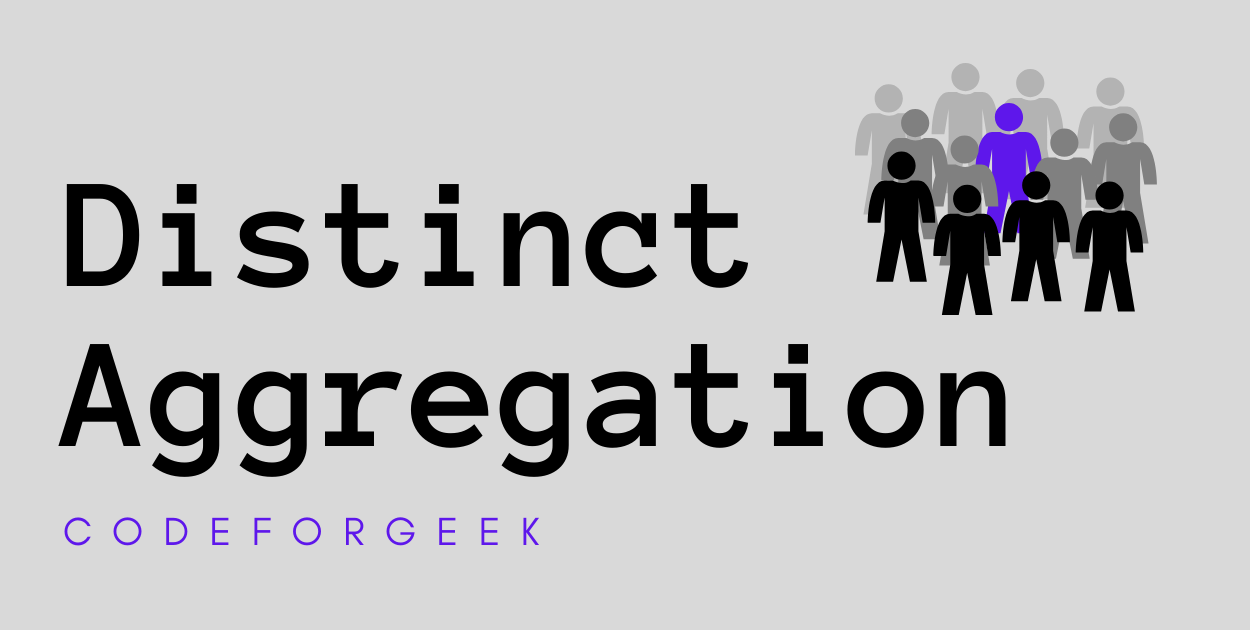 Distinct Aggregation in MongoDB - An Easy Guide | CodeForGeek