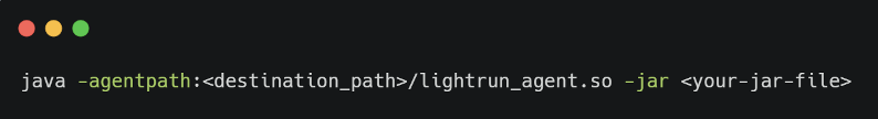 Java App Lightrun Agent