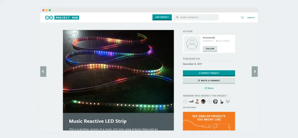 Music Reactive LED Strip