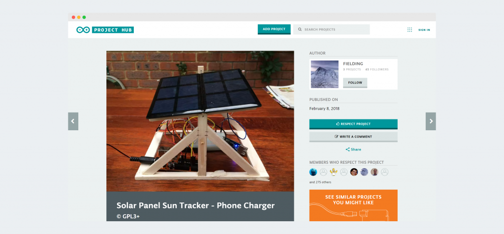 Sun Tracking Solar Panel