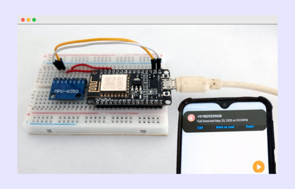 IoT Wheelchair Fall Detection System