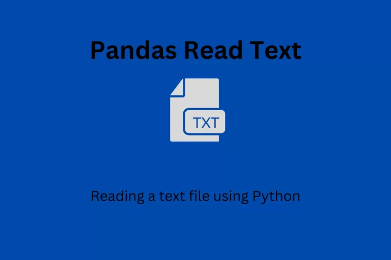 Pandas Read Text