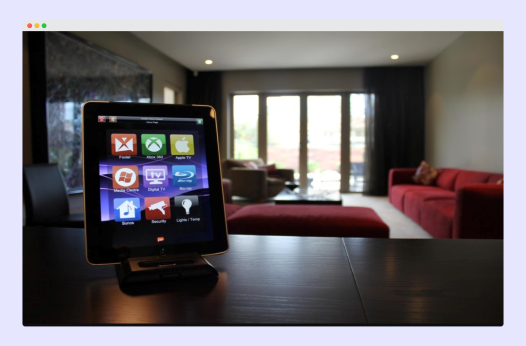 Touch Based Home Automation System