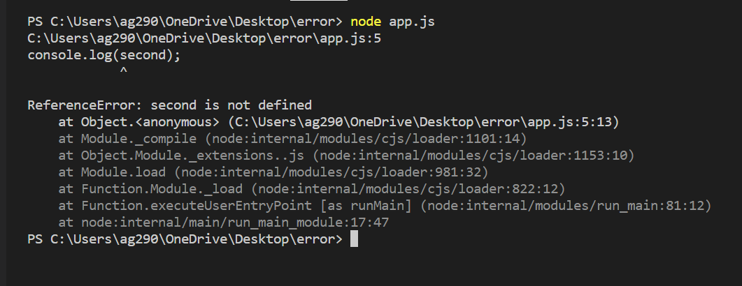 NodeJS Errors: List of 6 Types of NodeJS Errors | CodeForGeek