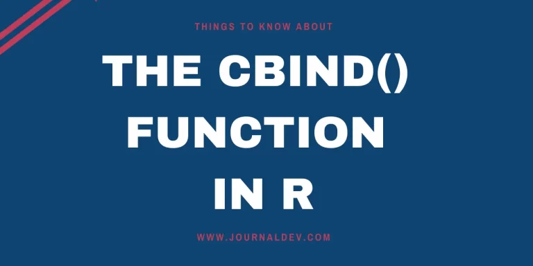 The Cbind Function In R Png
