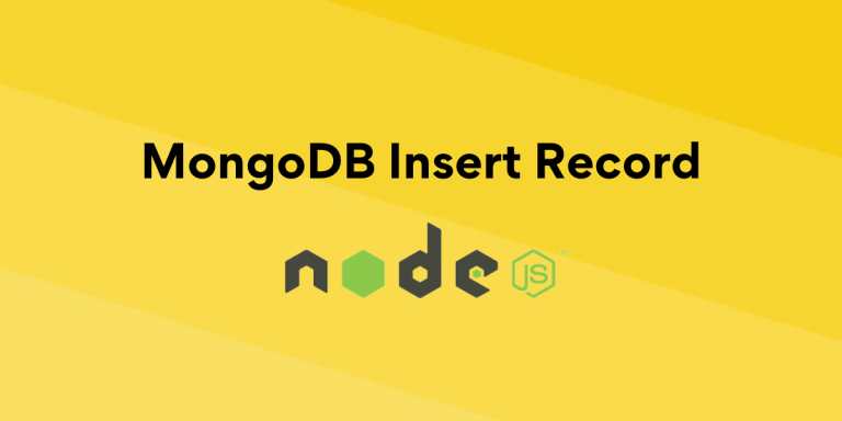 MongoDB Insert Record Thumbnail