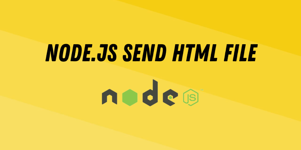 How To Send An HTML File In Node.js? | CodeForGeek