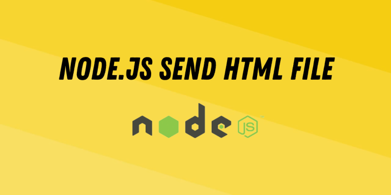 Node Js Send HTML File Thumbnail