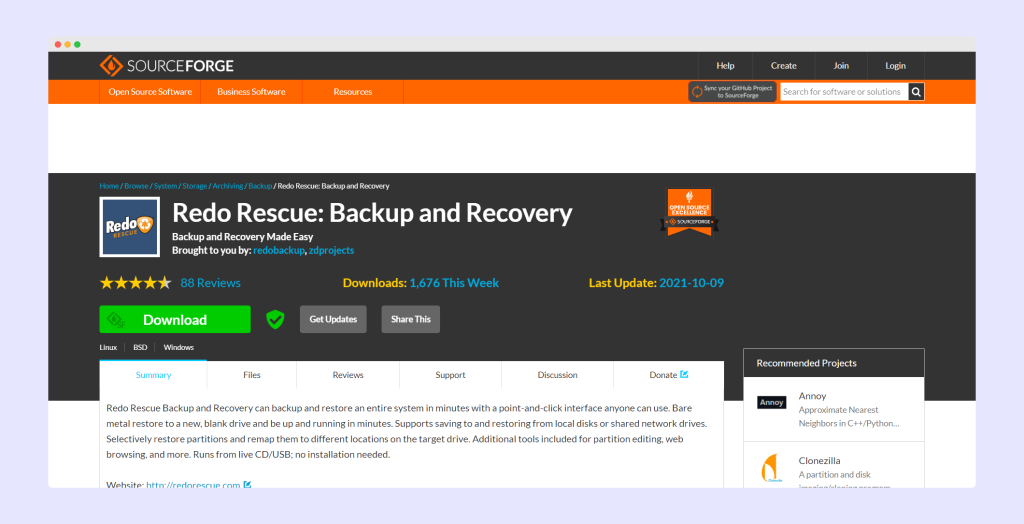 Redo Backup And Recovery