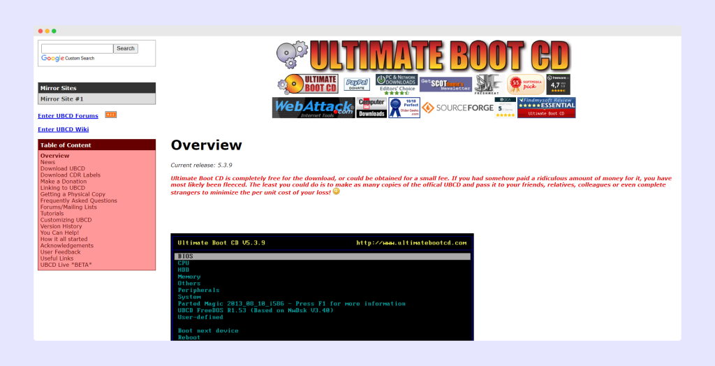 Ultimate Boot CD