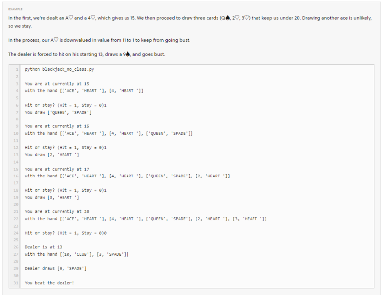 Coding Blackjack Apps in Python: How Is It Done? | CodeForGeek