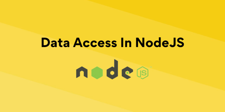 Data Access In NodeJS Thumbnail