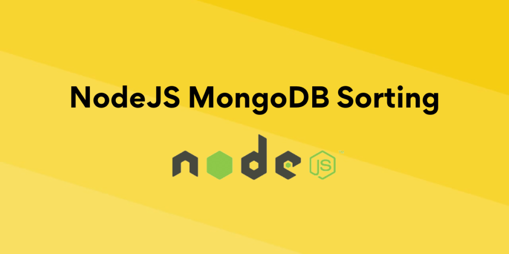 NodeJS MongoDB Sorting Thumbnail
