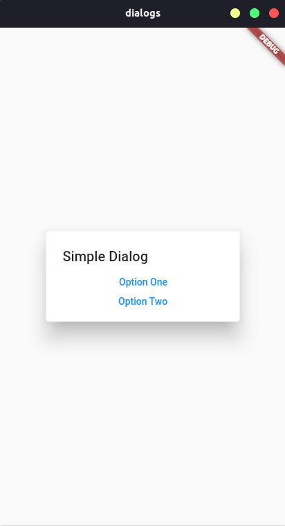 Simple Dialog Box Output