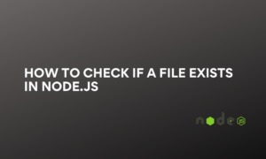 Check If A File Exists