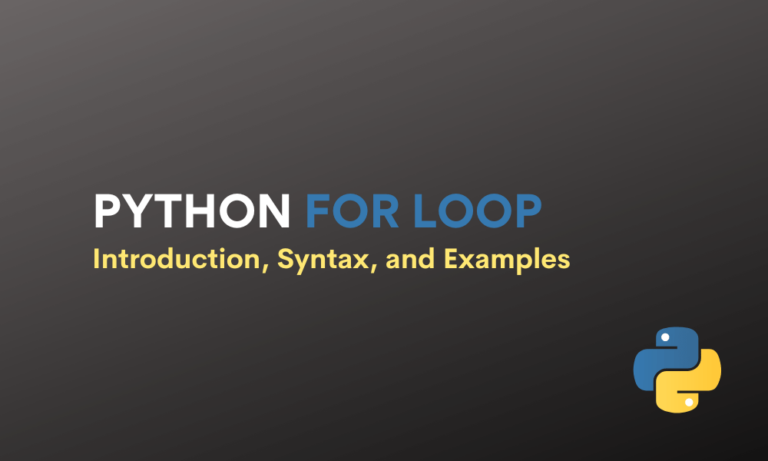 Python For Loop