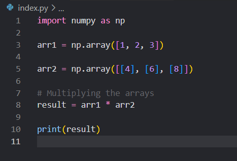 Broadcasting With 1 D And 2 D Arrays 1