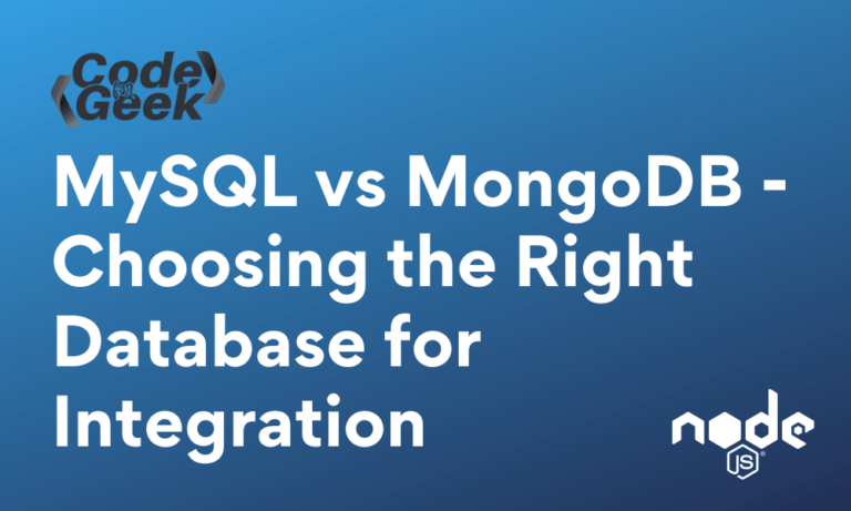 MySQL Vs MongoDB
