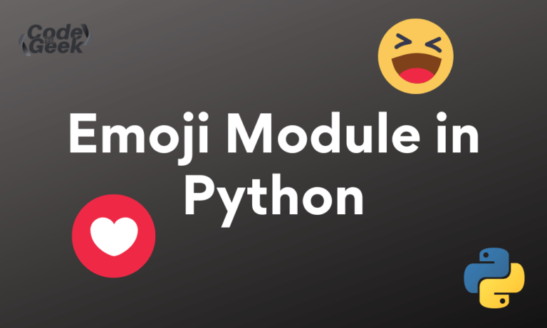 Use Emoji Module In Python