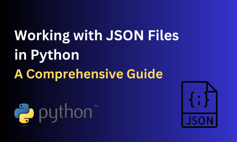 Working With JSON Files In Python