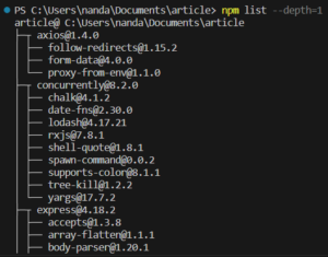 How To Get A List Of Installed Npm Packages Multiple Methods How To Get A List Of Installed Npm Packages Multiple Methods
