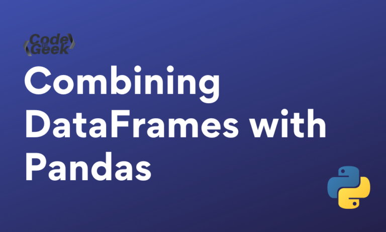 Combining DataFrames With Pandas