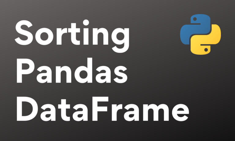 Sorting Pandas DataFrame