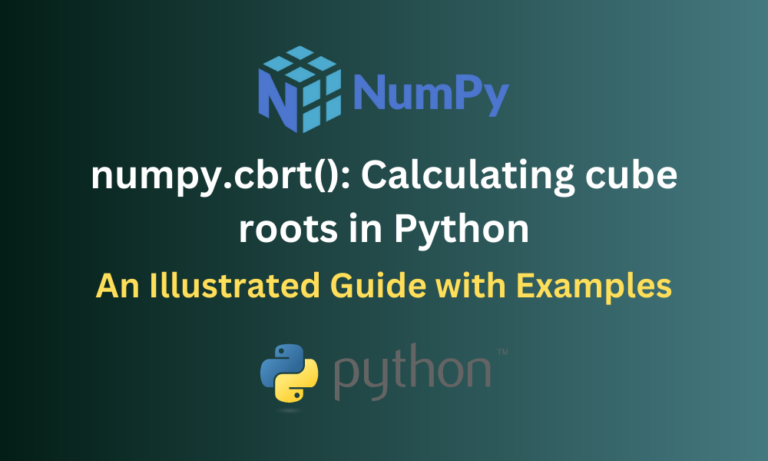 Numpy Cbrt() Calculating Cube Roots In Python