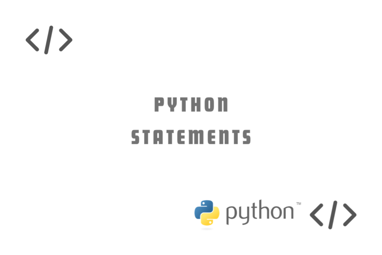 Python Statements