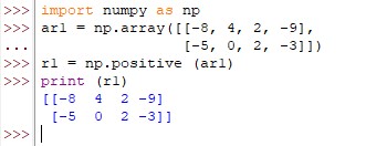 Numerical Positives for ar1