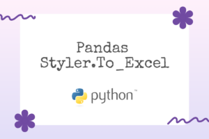 Pandas Styler To Excel