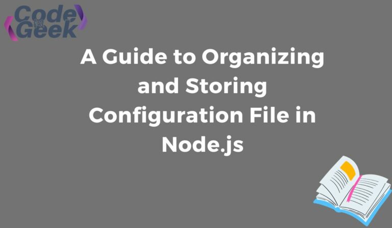 A Guide To Organizing And Configuration File In Node Js Thumbnail