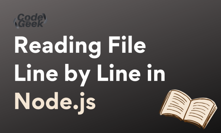 Reading File Line By Line In Node