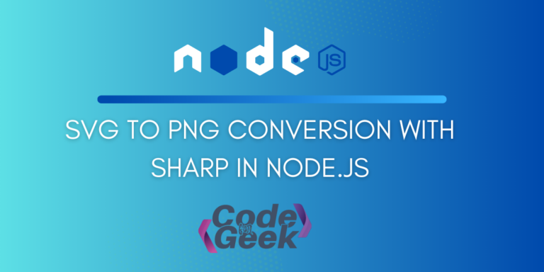 SVG To PNG Conversion With Sharp In Node Js