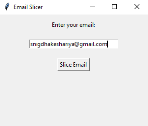 Building a GUI Email Slicer with Tkinter in Python | CodeForGeek