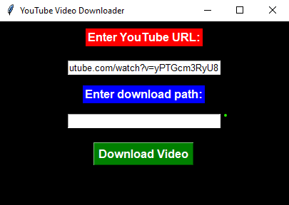 Youtube Video Downloader Using Python Tkinter Codeforgeek