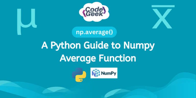 A Python Guide To Numpy Average Function