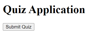 Quiz Submit Button