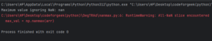 numpy.nanmax() in Python: Finding Max Value Ignoring NaN | CodeForGeek