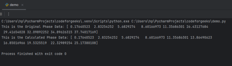 numpy.unwrap() in Python: For Correcting Phase Wraparound | CodeForGeek
